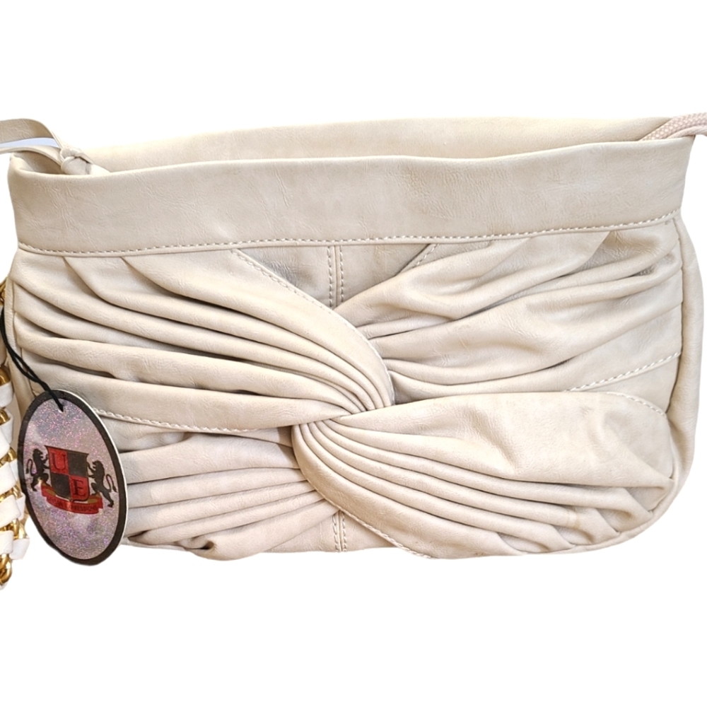 New with Tags Urban Expressions Vegan Leather Twist Front Bag